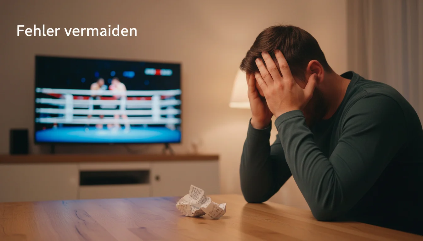 Häufige Fehler bei Boxwetten – Die 10 größten Fallen vermeiden