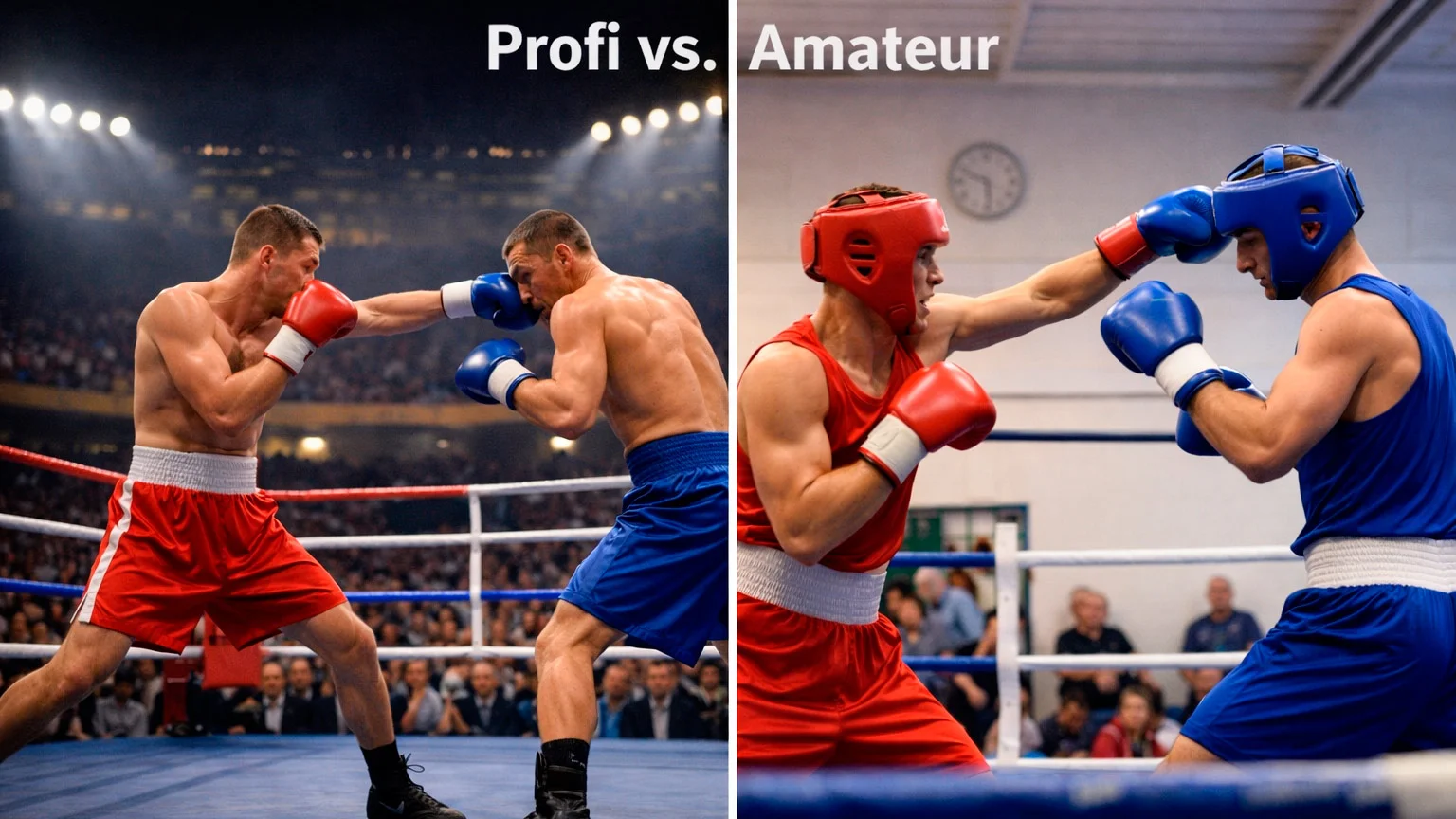 Profiboxen vs. Amateurboxen Wetten Unterschiede